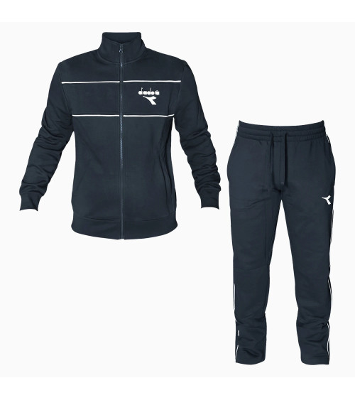 DIADORA TRACKSUIT FZ II (BR) COLOR 60062 - CLASSIC NAVY, SIZE LARGE