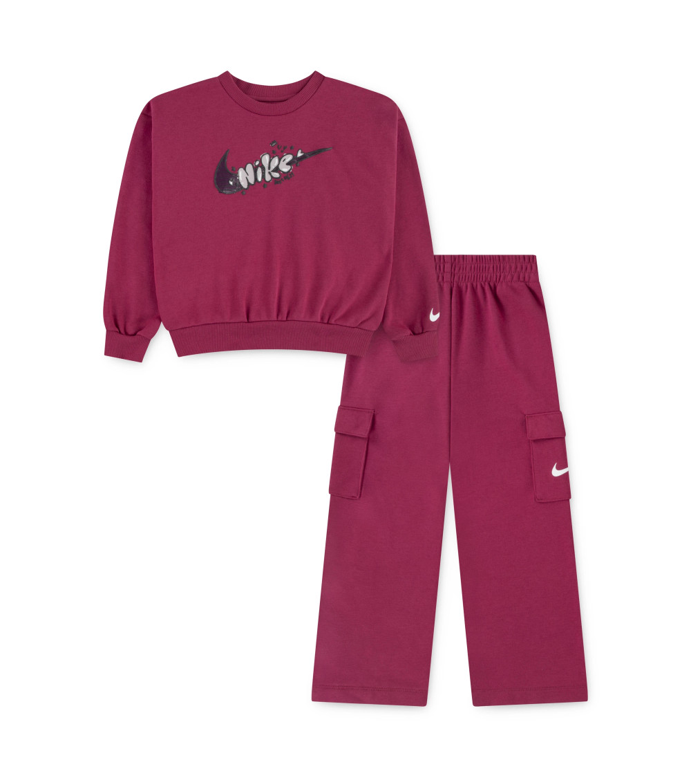 NIKE NKG PO CREW CARGO FT PANT SET