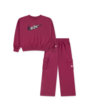 NIKE NKG PO CREW CARGO FT PANT SET