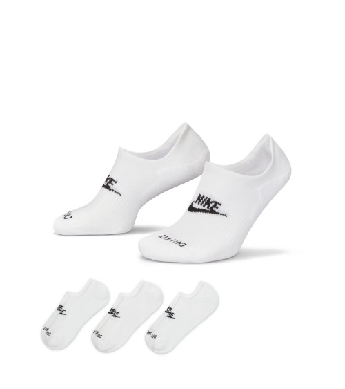 NIKE DN3314-100 EVERYDAY PLUS CUSHIONED CALZINI WHITE/BLACK S