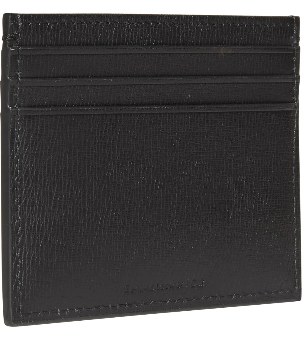 **Meta Title:** Calvin Klein Saffiano Card Case Uomo - Nero