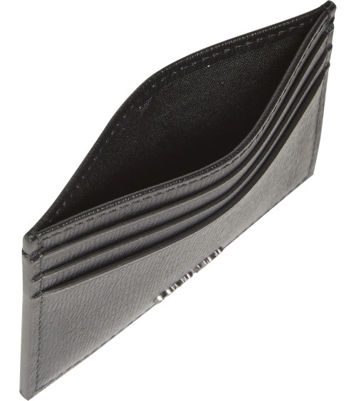Calvin Klein Saffiano Card Case - Elegant Leather Card Holder