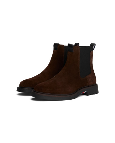 Tommy Hilfiger Bottines Homme Daim Marron Taille 40