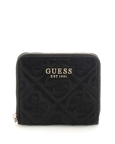 Monedero GUESS Adelasia Negro - Elegancia Compacta y Chic