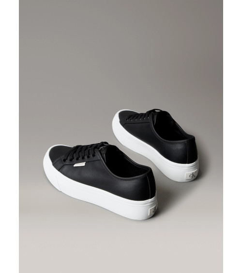 **Meta Title:** CK Women’s Black Low Top Lace-Up Sneakers