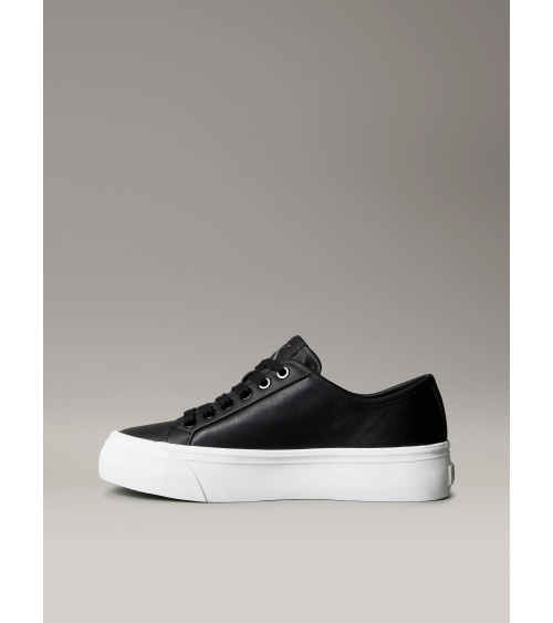 **Meta Title:** CK Women’s Black Low Top Lace-Up Sneakers