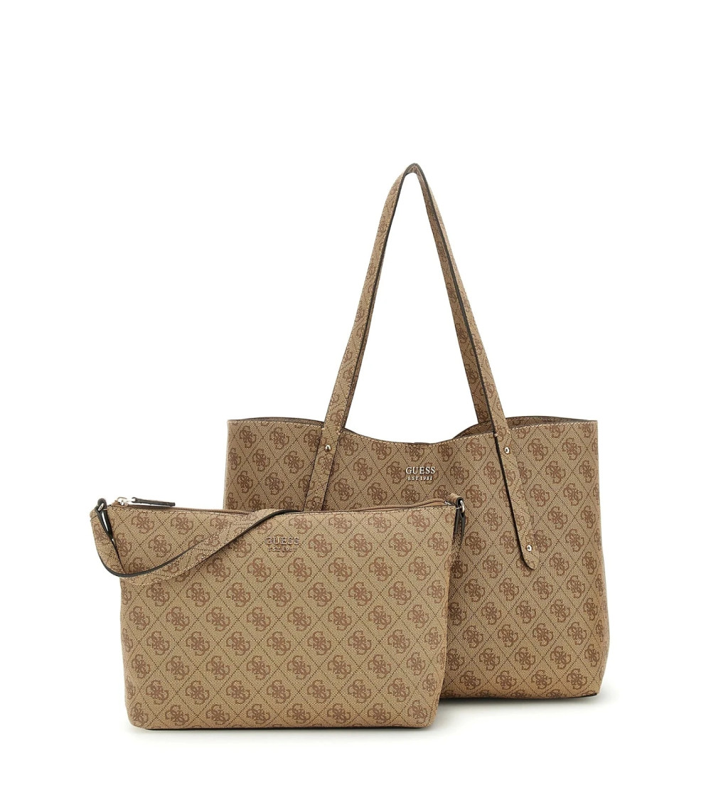 Buy GUESS Brenton Tote Latte - Stylish & Versatile