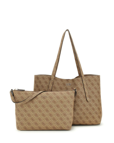 Buy GUESS Brenton Tote Latte - Stylish & Versatile