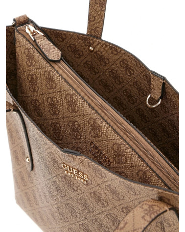 Buy GUESS Brenton Tote Latte - Stylish & Versatile