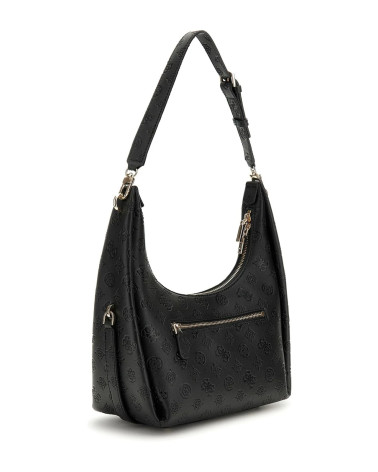 Borsa GUESS Phoebe Hobo: unico stile con logo nero luminoso!