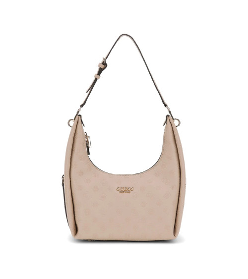 GUESS Phoebe Hobo Bag - Stylish Black Logo Design