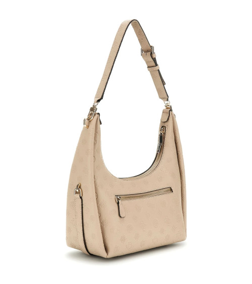 GUESS Phoebe Hobo Bag - Stylish Black Logo Design