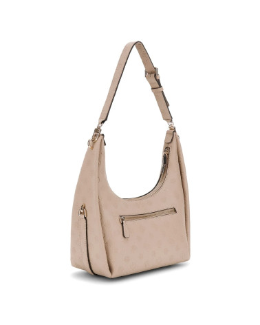 GUESS Phoebe Hobo Bag - Stylish Black Logo Design