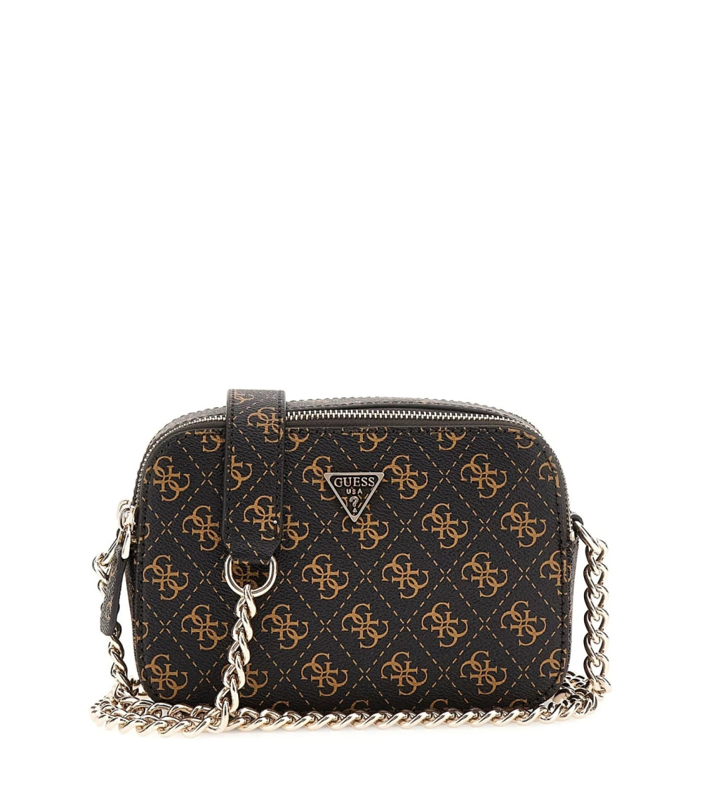 **Meta Title**: GUESS Noelle II Crossbody - Eleganza in Brown