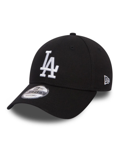 NEW ERA LOS ANGELES DODGERS 9FORTY ADJUSTABLE CAP LEAGUE ESSENTIAL BLACK - ONE-SIZE