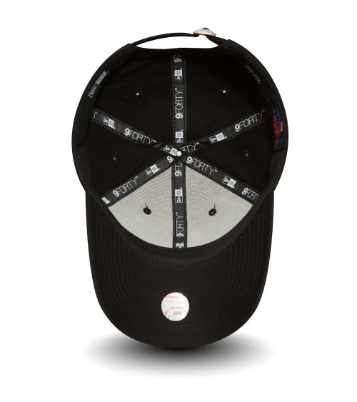 NEW ERA LOS ANGELES DODGERS 9FORTY ADJUSTABLE CAP LEAGUE ESSENTIAL BLACK - ONE-SIZE