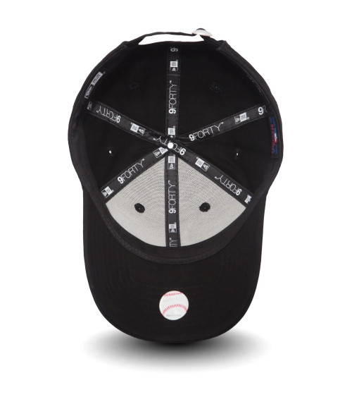 NEW ERA LOS ANGELES DODGERS 9FORTY ADJUSTABLE CAP LEAGUE ESSENTIAL BLACK - ONE-SIZE