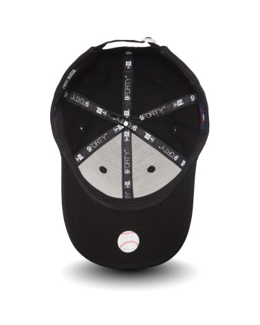 NEW ERA LOS ANGELES DODGERS 9FORTY ADJUSTABLE CAP LEAGUE ESSENTIAL BLACK - ONE-SIZE