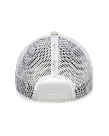 NEW ERA NEW YORK YANKEES MLB LEAGUE ESSENTIAL BEIGE BIANCO A-FRAME BERRETTO DA CAMIONISTA REGOLABILE