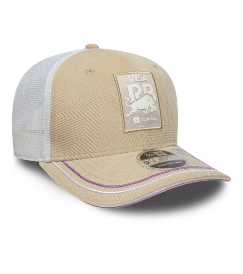 NEW ERA 9SEVENTY - BERRETTO ELASTICIZZATO VISA CASH RACING BULLS MIAMI, BEIGE., TAGLIA UNICA