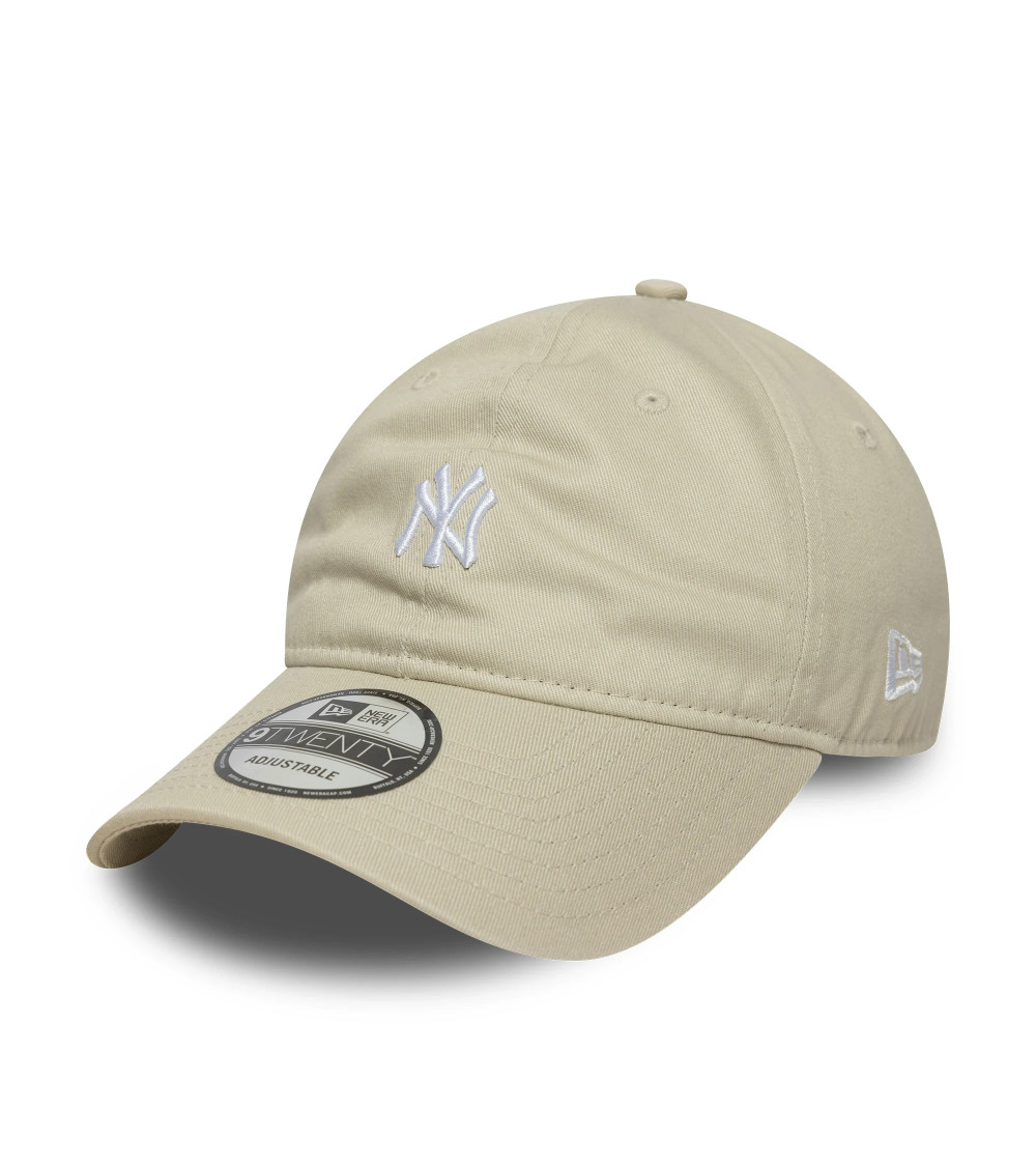 NEW ERA 9TWENTY CAPPELLINO CASUAL MINI LOGO NEW YORK YANKEES BEIGE