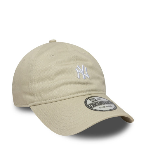 NEW ERA 9TWENTY CAPPELLINO CASUAL MINI LOGO NEW YORK YANKEES BEIGE