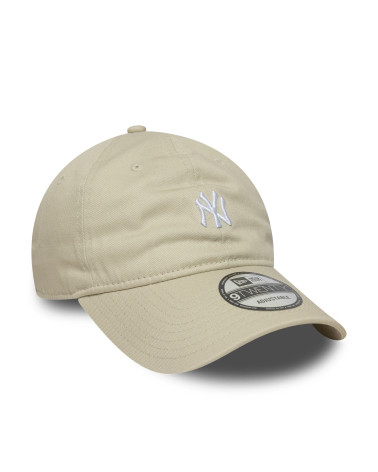 NEW ERA 9TWENTY CAPPELLINO CASUAL MINI LOGO NEW YORK YANKEES BEIGE