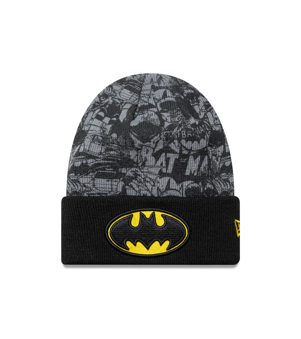 NEW ERA YOUTH DC BEANIE BATMAN BLK
