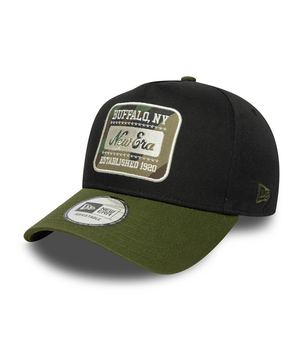 NEW ERA NE CAMO PATCH EFRAME NEWERA BLKRIG