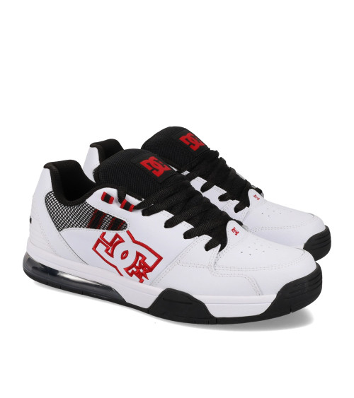 DC SHOES VERSATILE - WHITE BLACK RED 111 - WHITE BLACK RED 43
