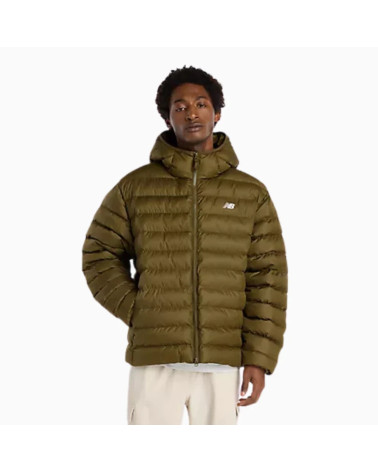 Chaqueta Puffer con capucha de New Balance - Estilo y comodidad