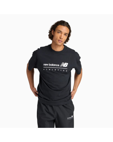 Meta-Title: New Balance Linear Graphic T-Shirt - Schwarz Herren