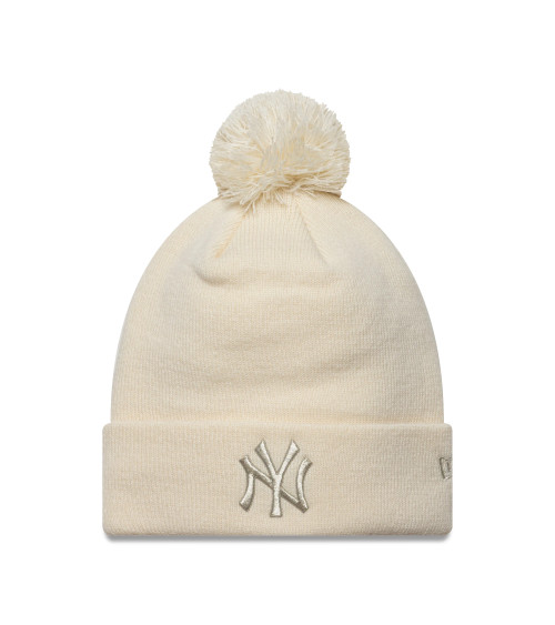 NEW ERA WMNS METALLIC BOBBLE BEANIE NEYYAN LTC