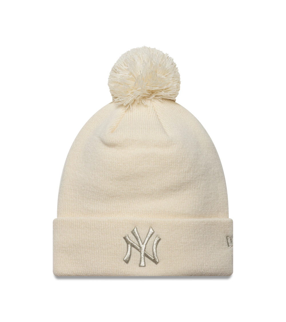 NEW ERA WMNS METALLIC BOBBLE BEANIE NEYYAN LTC