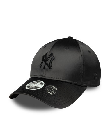NEW ERA WMNS SATIN BOW BACK 9FORTY NEYYAN BLK