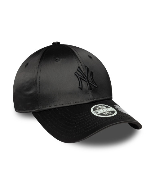 NEW ERA WMNS SATIN BOW BACK 9FORTY NEYYAN BLK