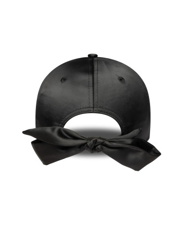 NEW ERA WMNS SATIN BOW BACK 9FORTY NEYYAN BLK