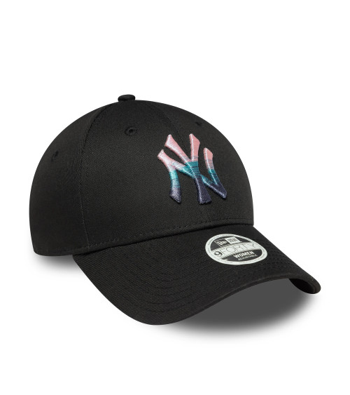 NEW ERA WMNS METALLIC LOGO 9FORTY NEYYAN BLKIPU