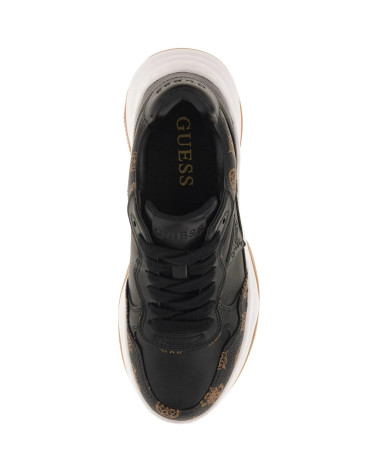 GUESS Happy3 Trainers EU 38 - Black/Brown Sneaker for Women
