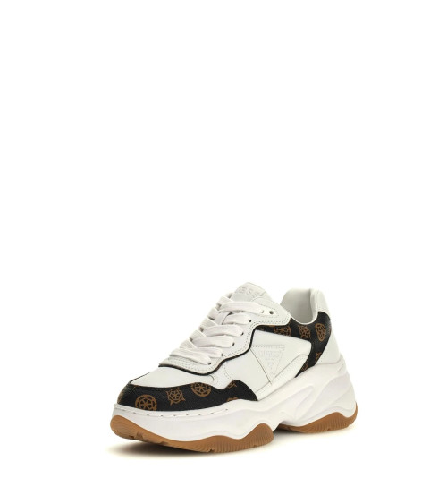 GUESS Happy3 Trainers EU 38 - Black/Brown Sneaker for Women