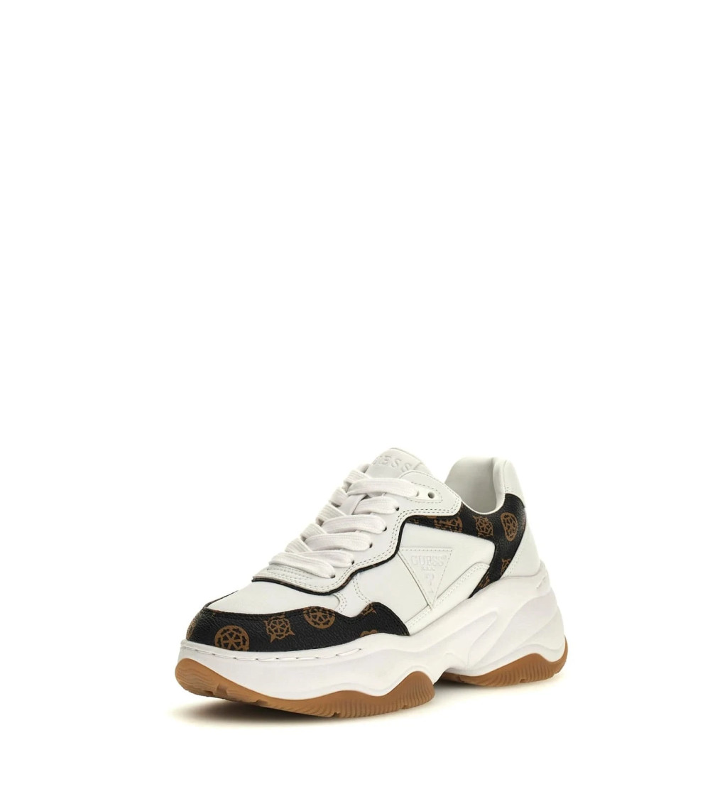 GUESS Happy3 Trainers EU 38 - Black/Brown Sneaker for Women