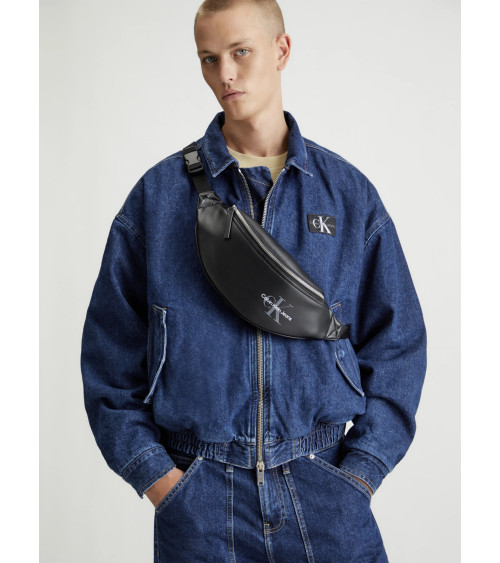 Calvin Klein Men's Monogram Waistbag - Stylish Black Accessory