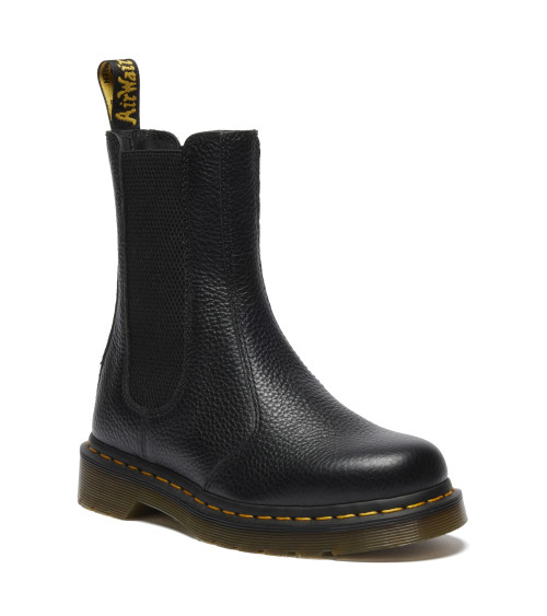 DR.MARTENS 2976 HI BLACK MILLED NAPPA