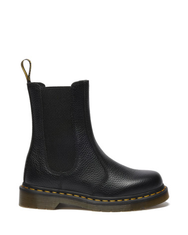 DR.MARTENS 2976 HI BLACK MILLED NAPPA