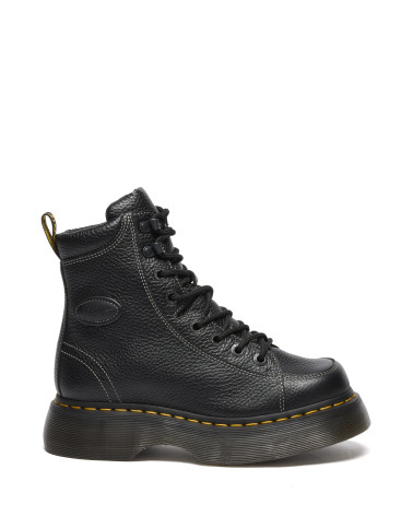DR.MARTENS BUZZ 8I BLACK MILLED NAPPA