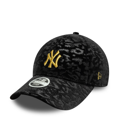 NEW ERA WMNS LEO VELOUR 9FORTY NEYYAN BLK