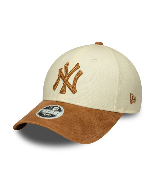 NEW ERA WMNS FAUX SUEDE 9FORTY NEYYAN LTCCAM