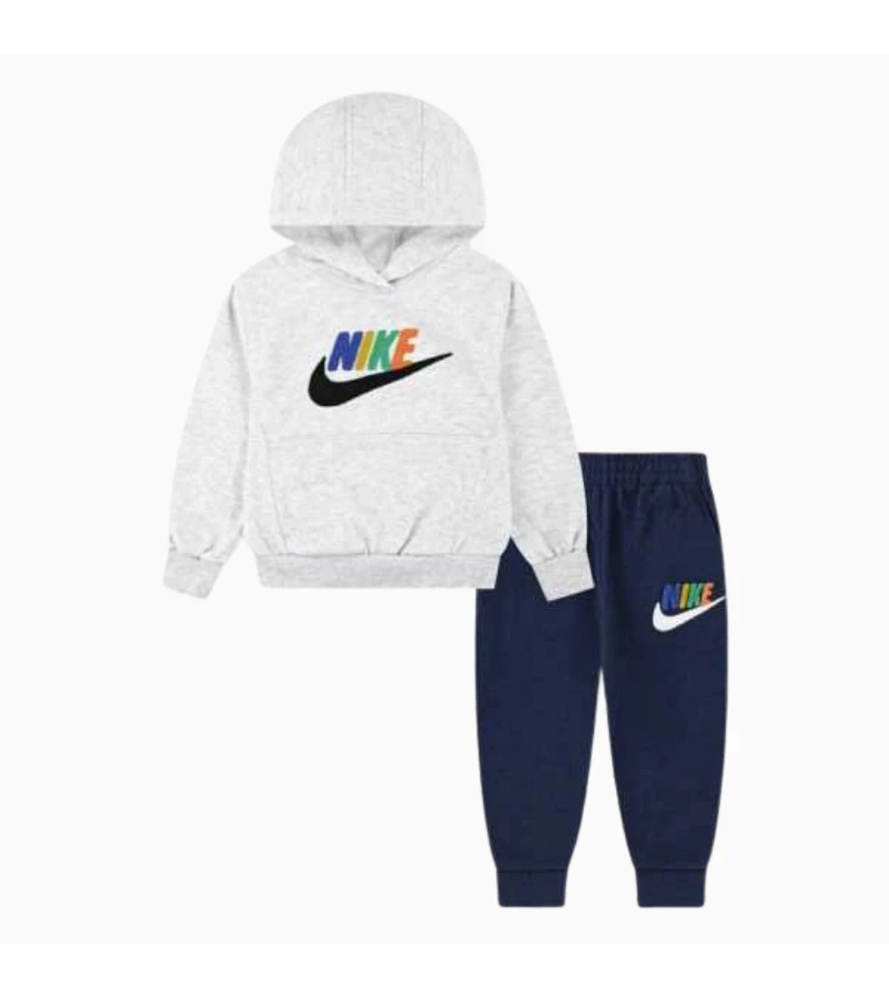 NIKE NKN CLUB CHENILLE PO HOODY  JO, SIZE 6-7 YEARS