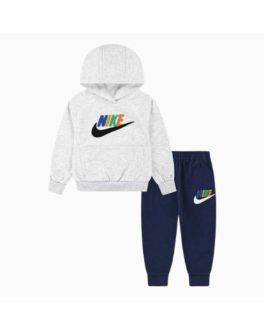 NIKE NKN CLUB CHENILLE PO HOODY  JO, SIZE 6-7 YEARS