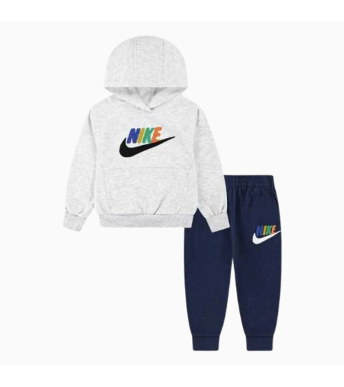 NIKE NKN CLUB CHENILLE PO HOODY  JO, SIZE 6-7 YEARS
